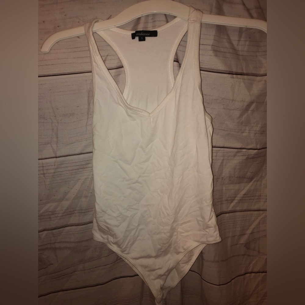 Women small white body suit